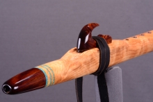 Ponderosa Pine Burl Native American Flute, Minor, High D-5, #I5K